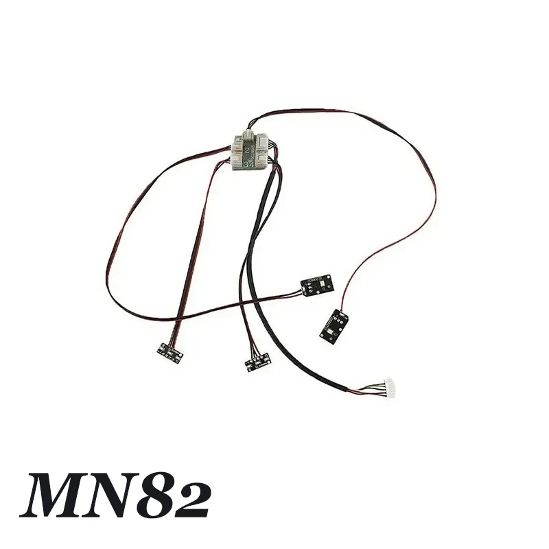 Enhanced Red Wheel Eyebrow Upgrade for RC Crawlers - Easy Installation, Premium Accessories