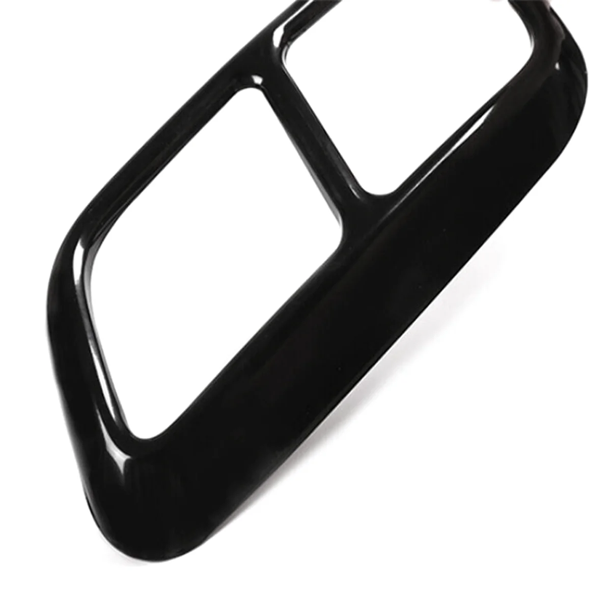 Car Tail Throat Trim for Range Sport-Exhaust Pipe Cover Tail Pipe Cover Trim Gloss Black