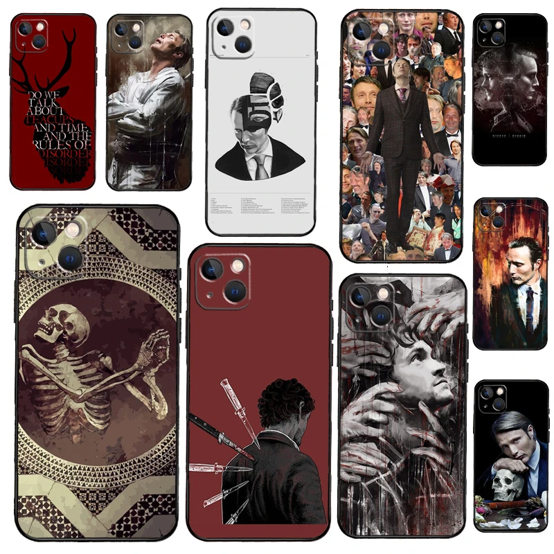 cheap iphone 11 cases Hannibal Phone Case For iPhone 13 12 Mini 11 Pro Max SE 2020 6 7 8 Plus X XS Max XR Cover Shell cases for iphone xr