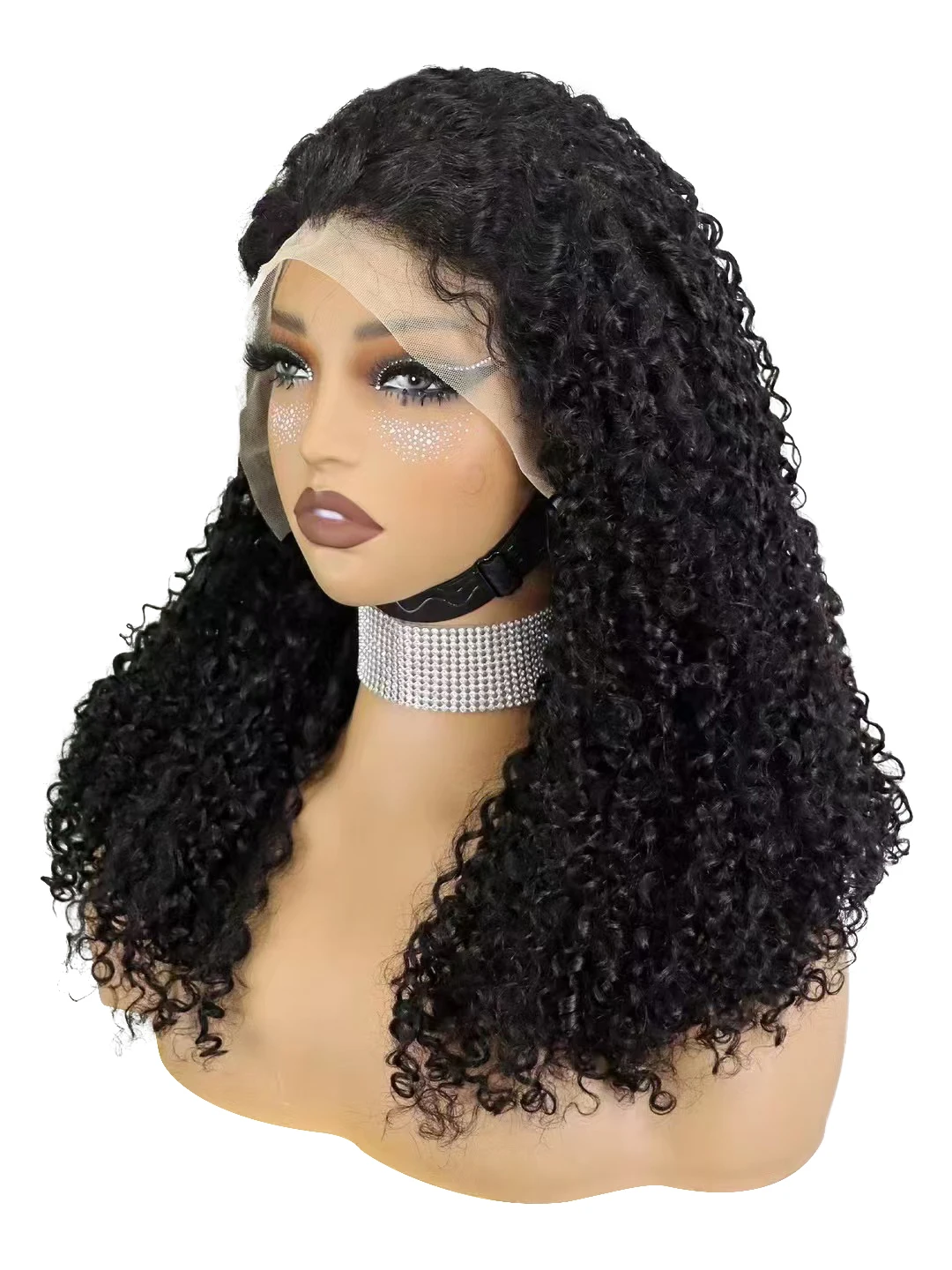 350% Density SDD Double Drawn Pixie Cut Kinky Jerry Curly Wave Human Hair Wigs 13x4 Lace Frontal Human Hair Wig for Black Women