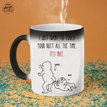 

Valentine's Day Gift Anniversary Gift Colour Magic Changing Mug Custom Coffee Mug Magic Mug Color Chang Lover My Favorite Thing