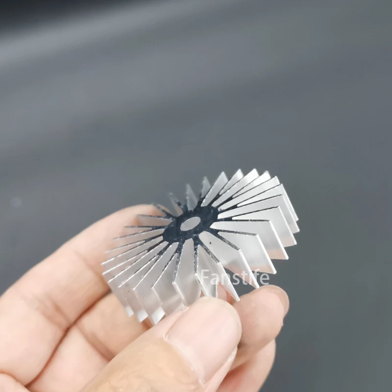 Diameter 45mm LED Radiator 3W SMD Plastic Bulb Light Heatsink