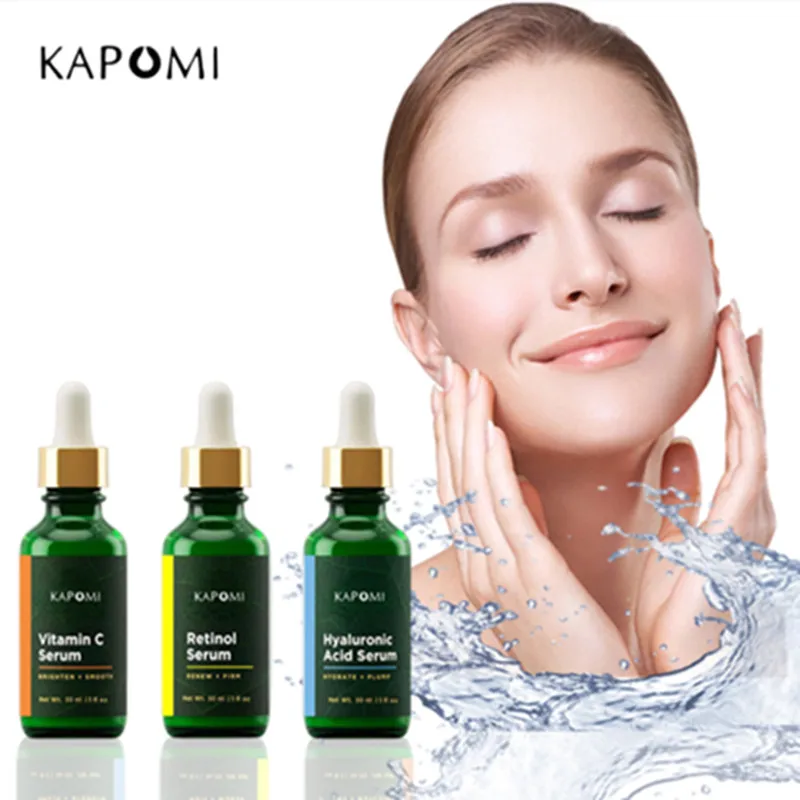 30ML Face Serum Vitamin C  Retinol  Hyaluronic Acid  Anti-aging Moisturizing  Brightening Firming  Korean Skin Care