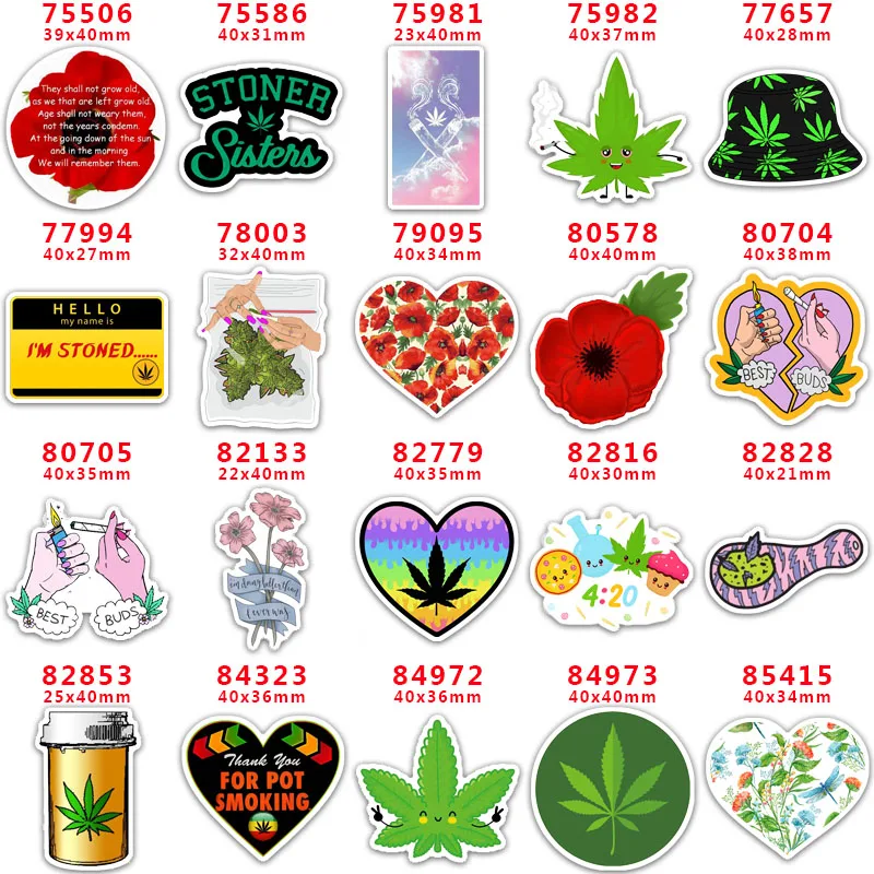 DIY Craft Supplies Sewing Accessories Cartoon Plant Printed Planar Resins Mold 10 Pieces PR-75506