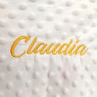 Name Personalised Custom Fleece  Baby Blanket Soft  With Double Layer Dotted Fleece Baby Swaddle Receiving Blaket 100*72cm 2