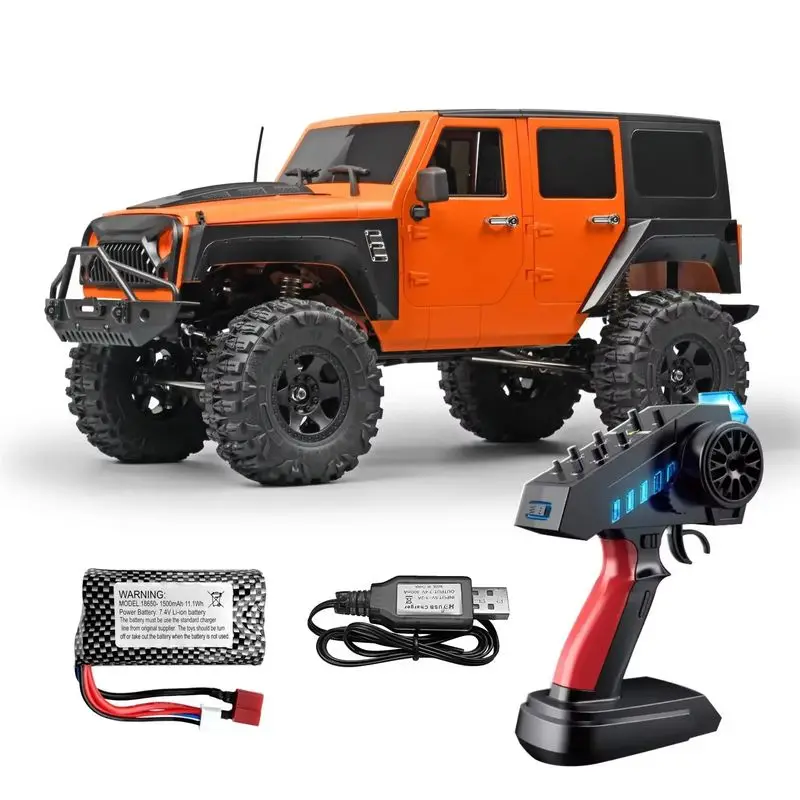 2024 Remote-Controlled Rc Car Mn-222 Full Proportion Remote-Controlled Car 2.4g Four-Wheel Drive Climbing Car Model Ra Car Toy 5
