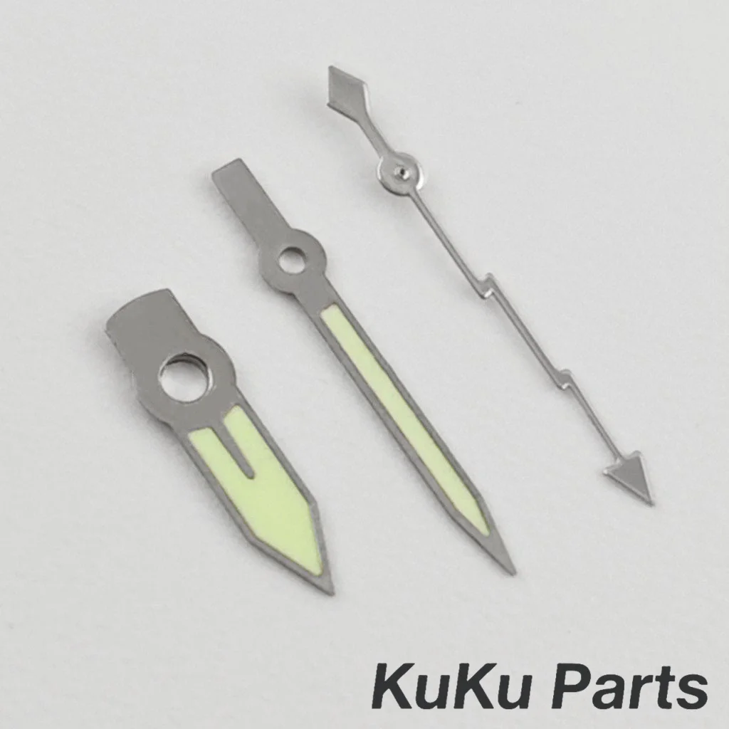 Green Super Luminous Lightning Second Hand for Watches - Precision Needle Pointer Parts