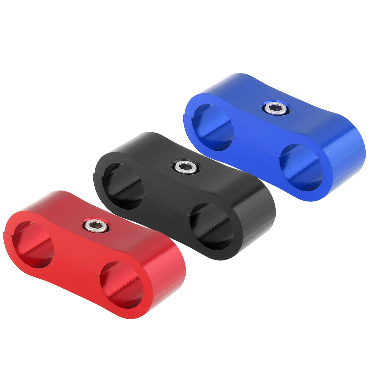 4ANHoseSeparatorClampFuellineMountingClampsHoseFittingAdapter