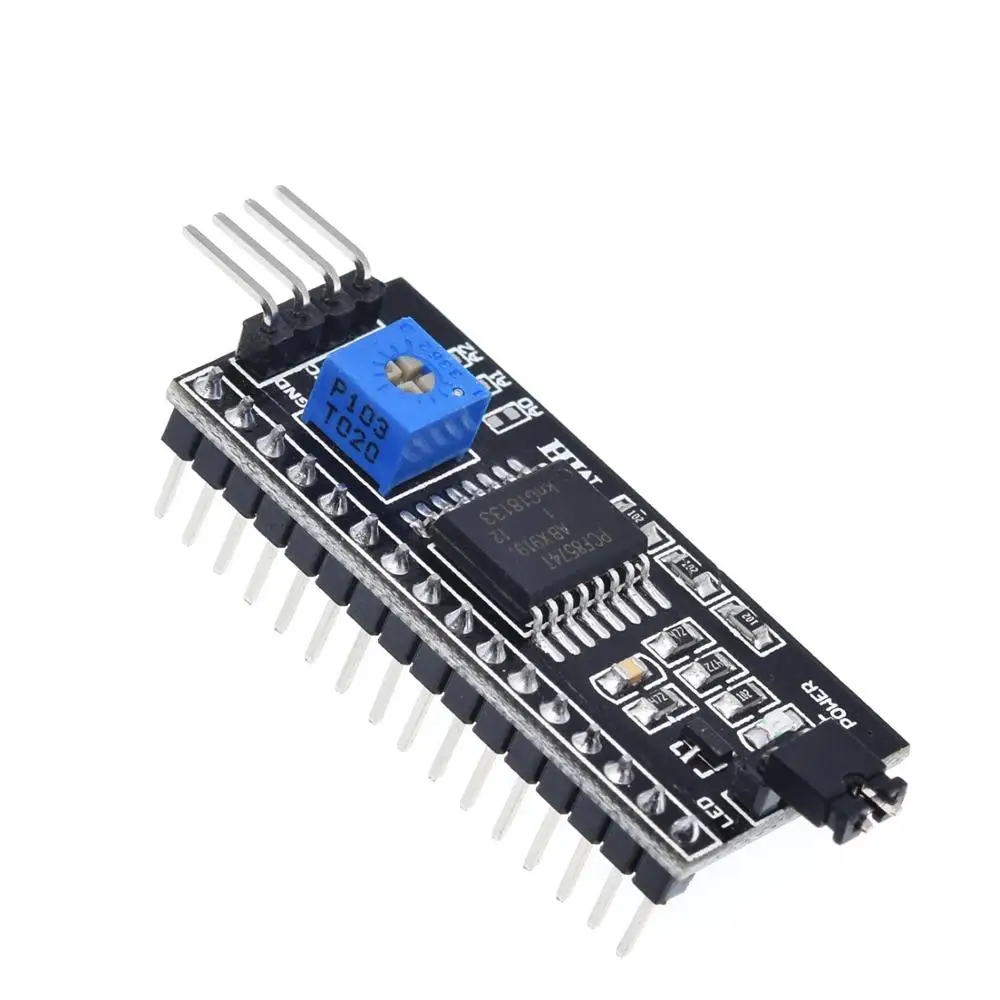 TZT IIC I2C TWI SPI Serial Interface Board Port 1602 2004 LCD LCD1602 Adapter Plate LCD Adapter Converter Module PCF8574