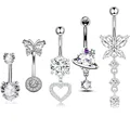 5PCS Silver