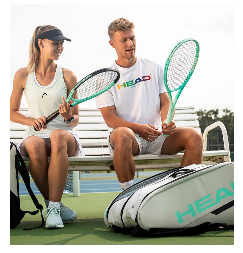 HEAD Tour Black Large Capacity for 4-5 Rackets Shoulder Tennis Sports Racket Bag Court Bag Without Shoes Compartment Tennis