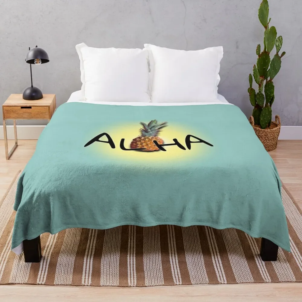 

Одеяло Aloha, теплые персонализированные подарочные дорожные набивные одеяла