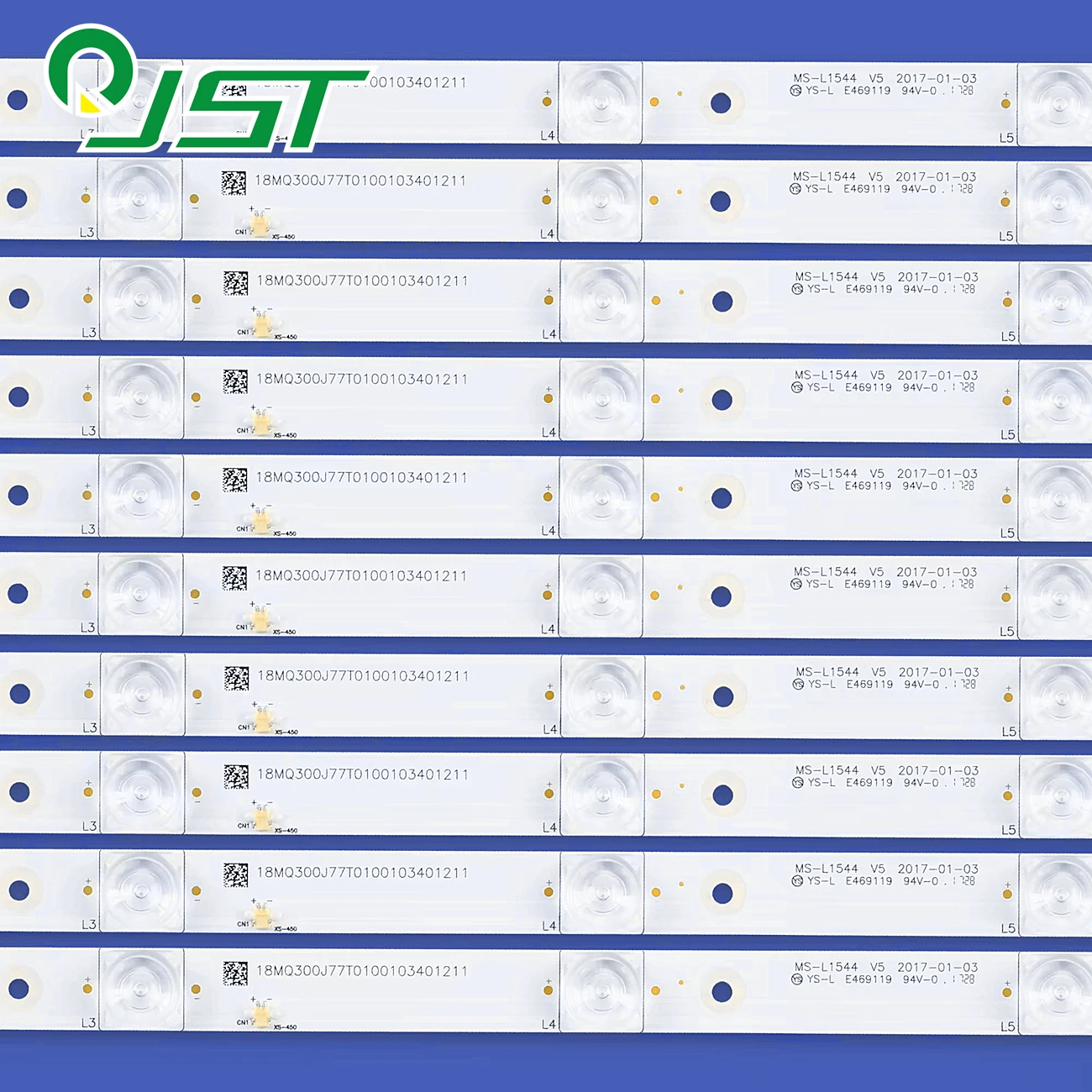 New 10pcs/Kit LED Strips for 55 TV SUNY SN55CRE88/0227 SN055LDJRXCV6488H-Y AX55CRE88/0227 CX550DLEDM MS-L1544 V5