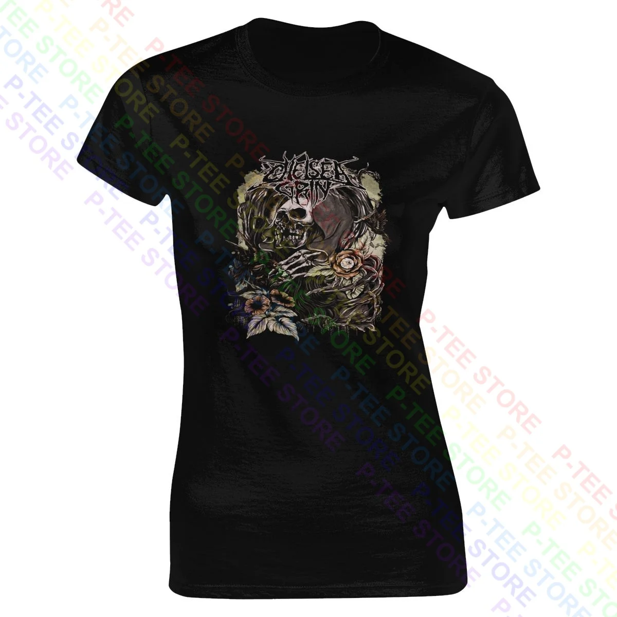 Chelsea Grin T-Shirt Donna Camicia Donna Morbida Quotidiana Naturale Migliore Qualità Femminile Tee