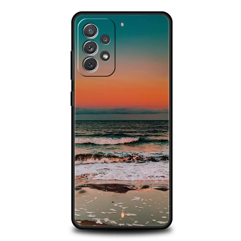 Sea Blue Sky Beach Design Phone Case