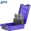 5pcs Carbide Burr Set Die Grinder Bits Rotary Files 1/4" 6.35mm Shank for Grinding Wood Metal Fits Dremel Reamer Tools 6
