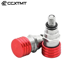Motorcycle Fork Air Bleeder Valves - Premium Motocross Universal Parts (M4 Red)