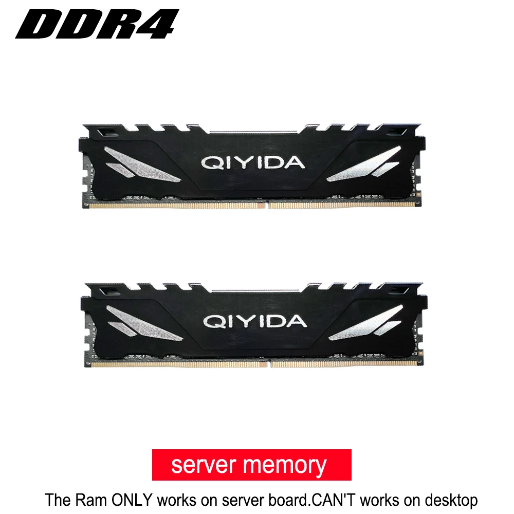 Qiyida-memoria Ram ddr4, 8GB, 4GB, 16GB, PC4, 2133MHz o 2400MHz, 2666MHZ, 2400 o 2133 ECC REG, 8G, 16G, 4G, 32GB