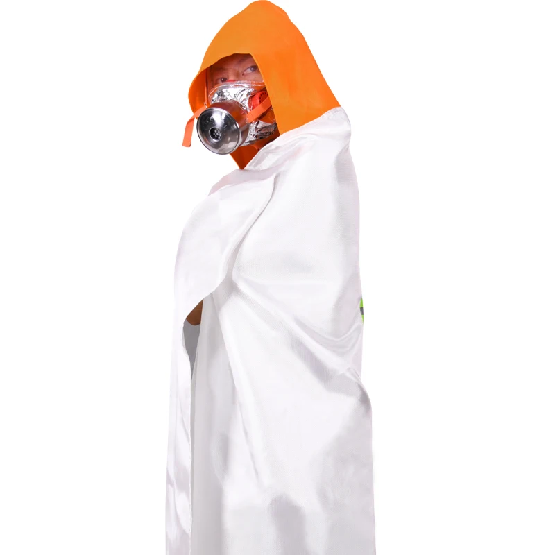A1 1.2M*1.2M Children Nano Glass Fiber Fire Cloak Cloak Fire Blanket for Household High Temperature Escape