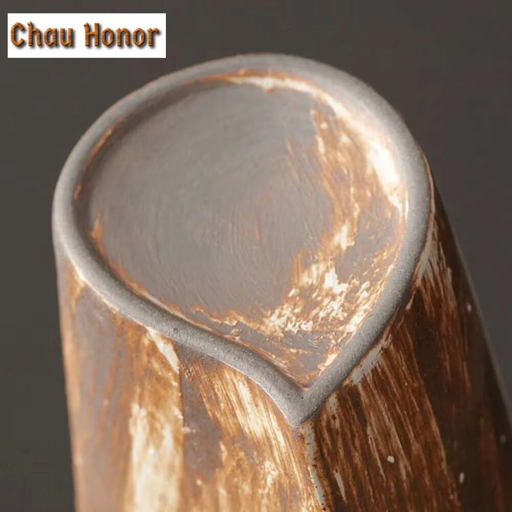 150ml Japanese Rough Pottery Tea Pitcher Luxury Tea-separating Cha Hai Household Justice Cup Tea Services Decoration Supplies