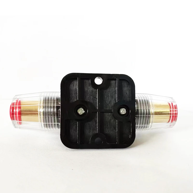 Circuit Breaker 20A 30A 40A 50A 60A 80A 100A Circuit Breaker 12V 24V DC Car Truck Audio Resettable Fuse Circuit Breaker Fuse Holder Switch