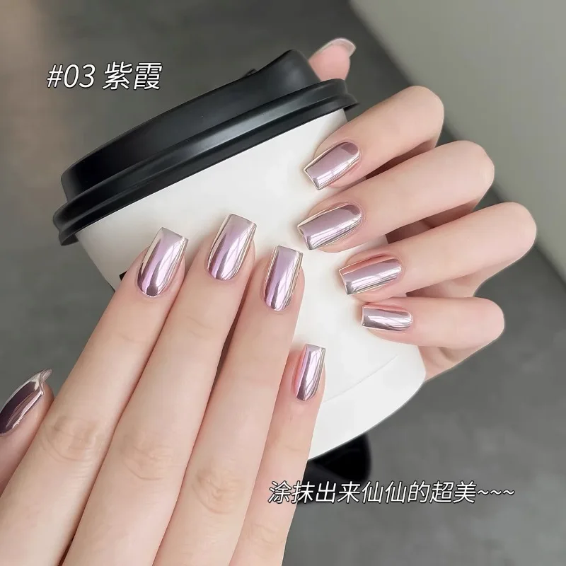 Silk Mirror Aurora Nail Powder Glitter Dust Chrome Powder Shell Mirror Pigment Nail Art Decoration
