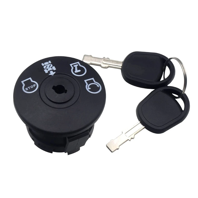 Upgraded 7-Terminals Starter Ignition Switch Keys 532193350 Compatible for Riding Lawn Mower Tractor Plastic & Metal D7YA riding lawn mower ignition switch