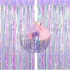 Sparkly Colored Party Rain Curtain for Birthday ,Wedding 1