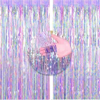 Sparkly Colored Party Rain Curtain for Birthday ,Wedding 1
