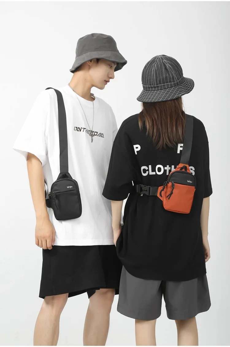 New Fashion Trend Chest Bag Mobile Phone Pack Purse Grocery Bag Waist Bag Unisex Small Shoulder Bags Casual Crossbody Chest  Bag