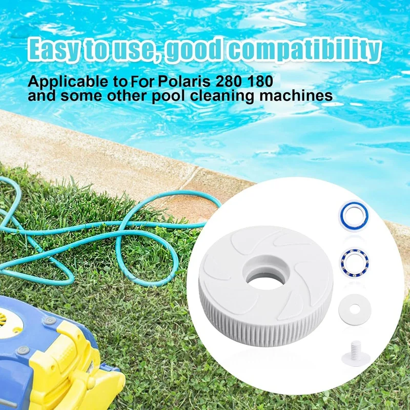 4-Pack Replacement Plastic Wheel Washers (Part C-64) For Polaris 180 & 280 Pool Cleaners