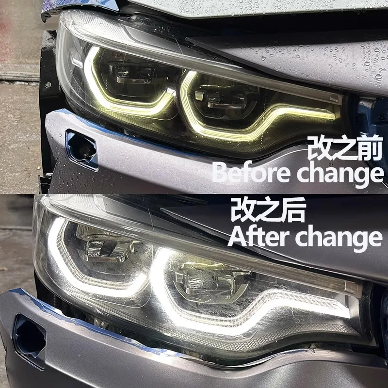 

For BMW 4 Series M4 M3 F80 F82 F83 LED light guide strip Headlight Daytime Running Light Car accessories
