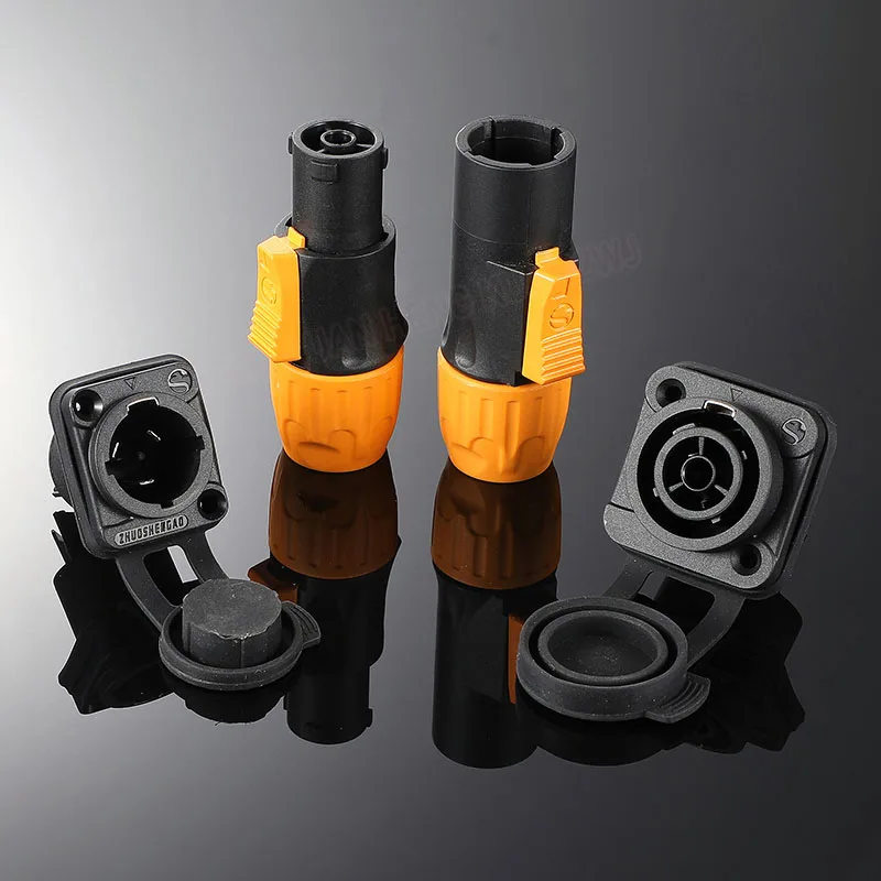 20Pc Ip65 Impermeabile 3-Core Maschio/Femmina Docking Power Supply Spina/Presa Per Aviazione Nac Audio Industriale Led Illuminazione A Grande Schermo