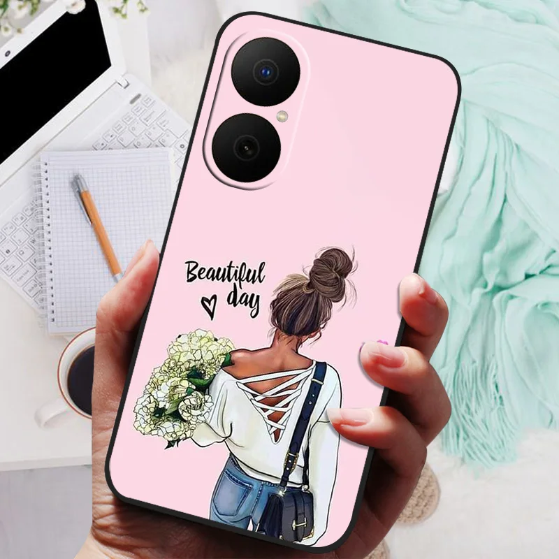 Silicon Back Cover Phone Case with Soft Bumper - Durable and Stylish Coque