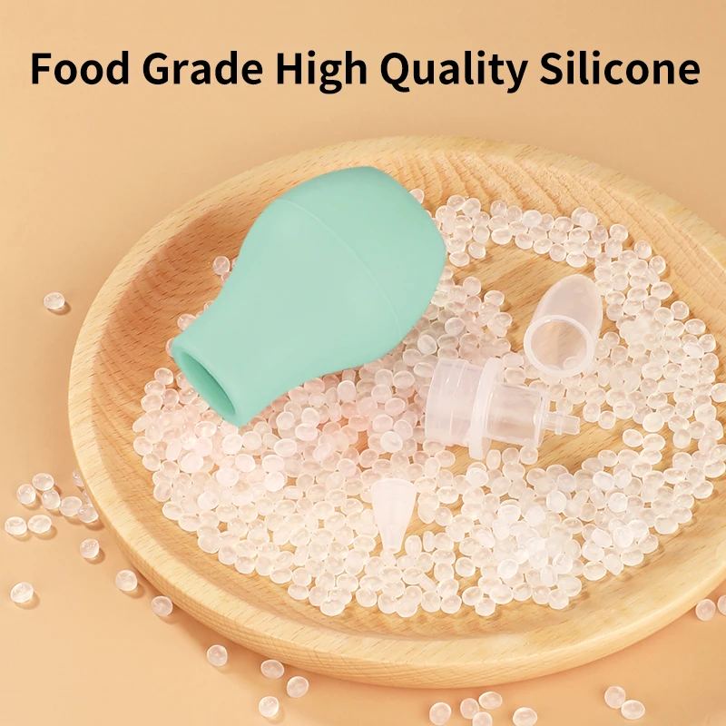 Nasal Aspirator Simple Silicone Baby Nasal Aspirator Sucker Cleaner Nose Wash Anit Backflow Snot Cleaner