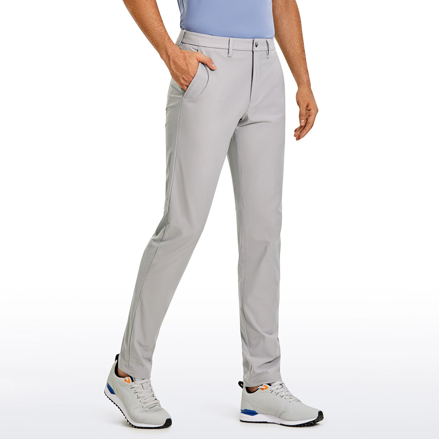 Casual Sports Pants CRZ YOGA Men's All Day Comfy Golf Pants-34" Quick Dry Lightweight Work Casual Trousers with Pockets