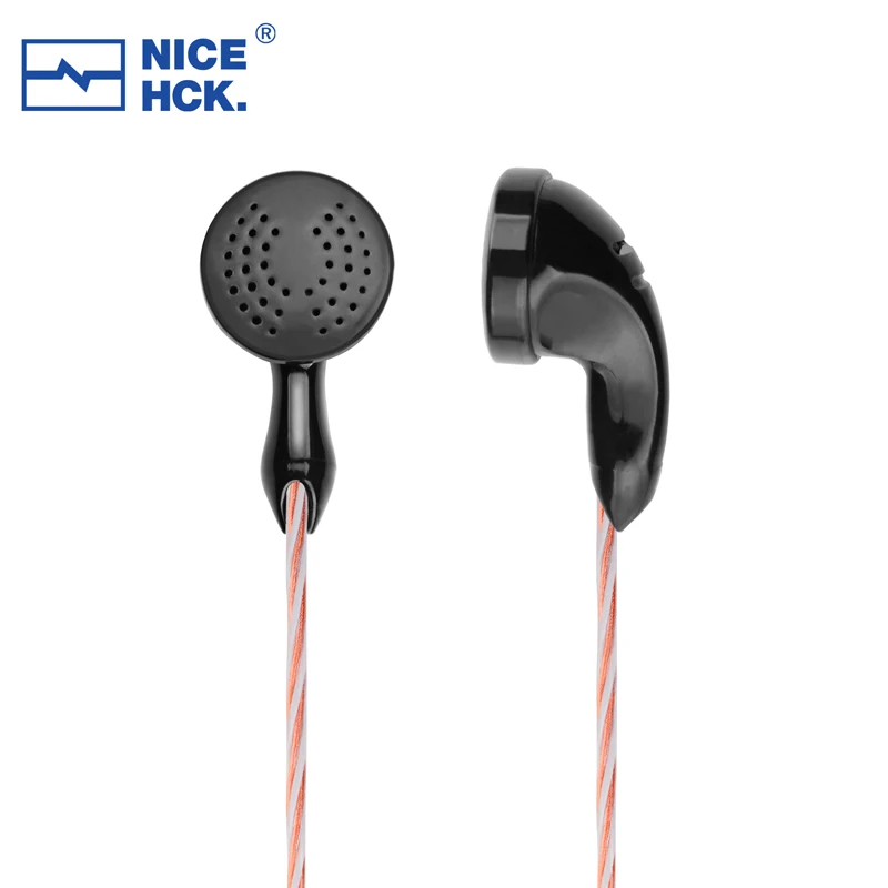 

NiceHCK B70 Earbud 3.5/4.4mm Plug Bright Surface IEM HIFI Microphone Wired Headset 14.8mm Carbon Element Plated Driver Earphone