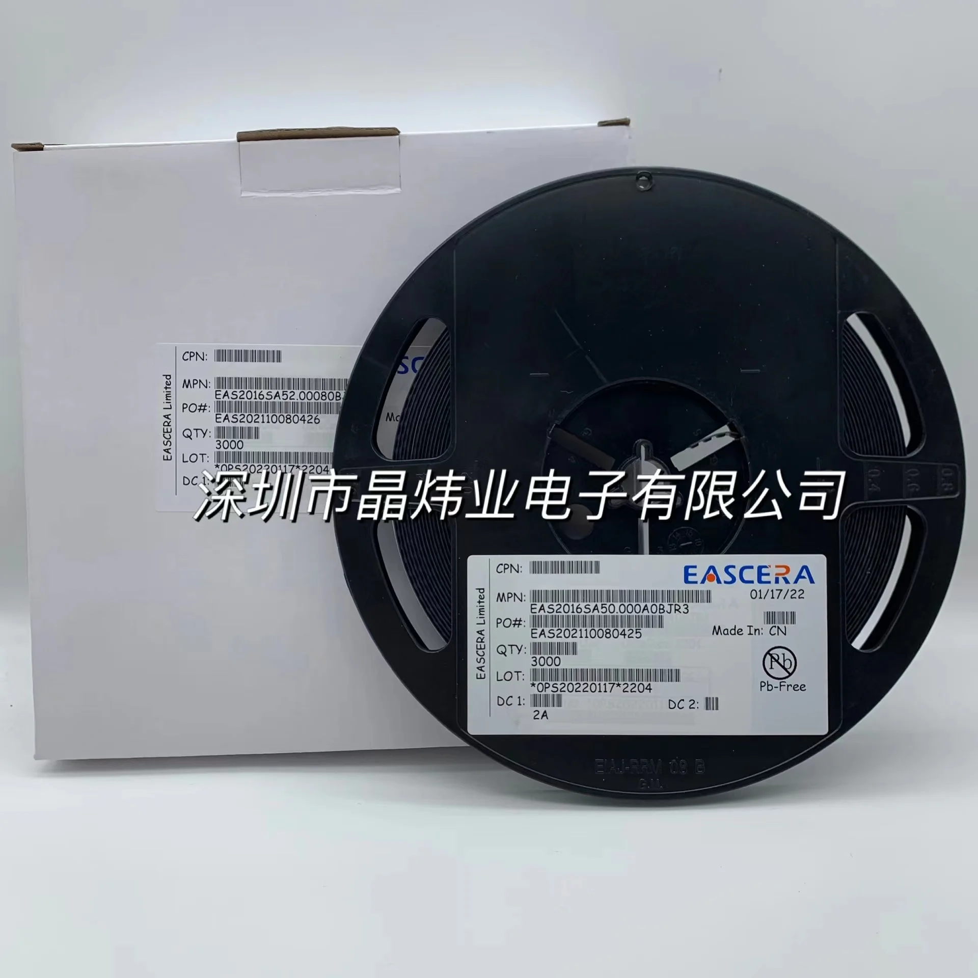 10Pcs 수동 수정 발진기 SMD 2016 52.000MHZ 52MHZ 52M 8PF 4핀 공진기