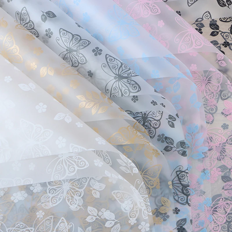 20 Sheets Butterfly Floral Wrapping Paper Flower Bouquet Double Florist Packaging Paper Wedding Birthday Party DIY Crafts flower wrapping paper gift wrapping paper floral wrapping paper
