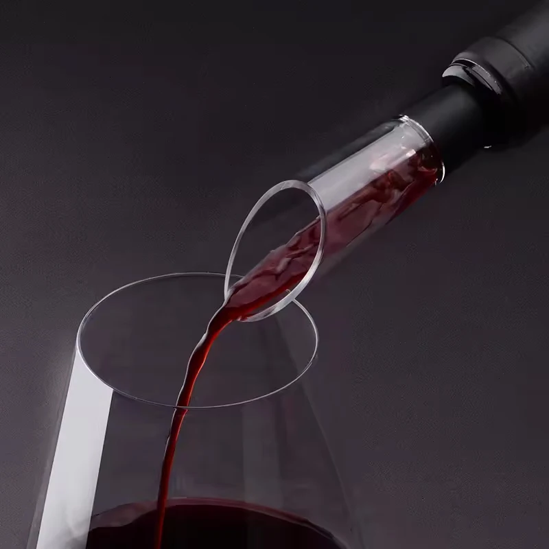 Wine Opener Wine Corkscrew Multifunctional Tool Electric Automatic Corkscrew Wine Opener Set Wine Stopper Pourer Electric Bottle Opener With Storage Base kitchen tools