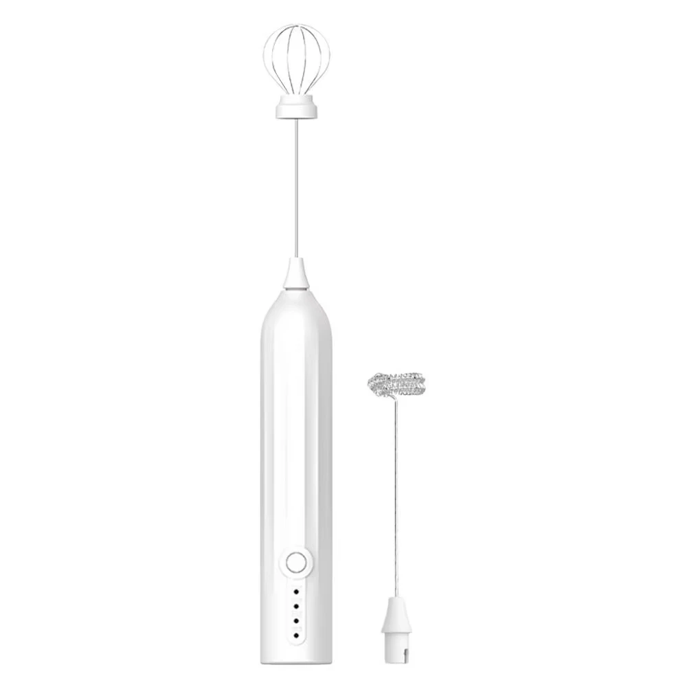 Electric milk frother 3-speed egg beater USB charging handheld milk coffee frother cream stick kitchen tool food mixer