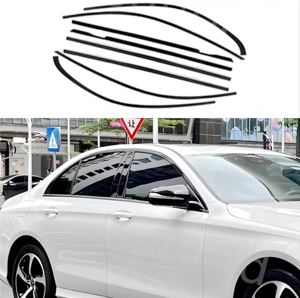 For Benz E-Class 2016-21 Silver Steel Inner Door Windows Sill Molding For Benz E-Class 2016-21 Silver Steel Inner Door Windows Sill Molding