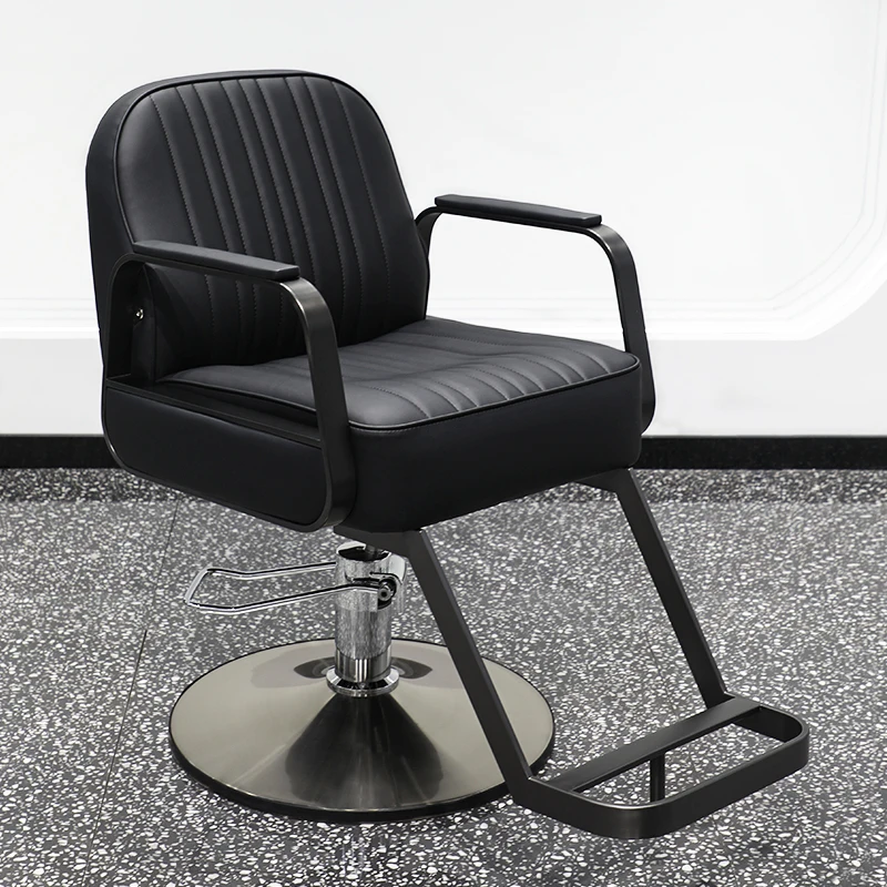 Recliner Professional Barber Chairs Swivel Office Ergonomic Cosmetic Barber Chairs Barbershop Cadeira Salon Furniture MR50BC pedicure chairs recliner hairdressing wash barbershop high barber accesories styling chair cadeira ergonomica beauty furniture