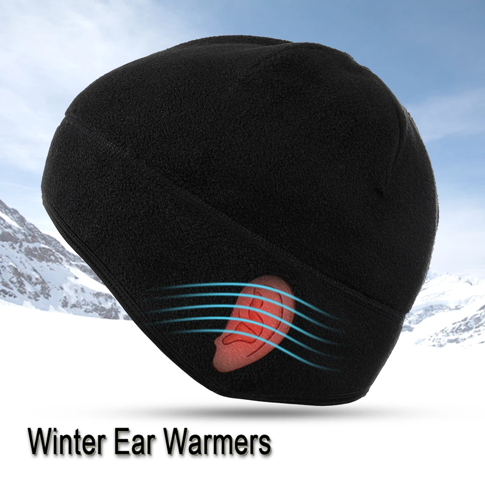Winter Fleece Beanies Hat Skiing Windproof Ear Cover Warmer Caps Thermal Snowboard Casual Skullies Cap Hats Headwear Men Women - 4