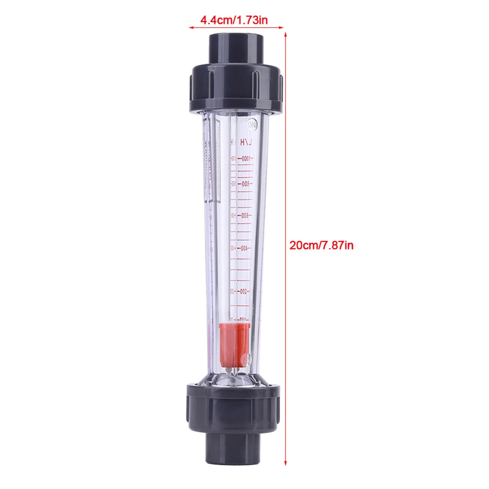 Plastic Tube Type Water Flow Meter 100‑1000L/H LZS‑15D Instantaneous Flowmeter
