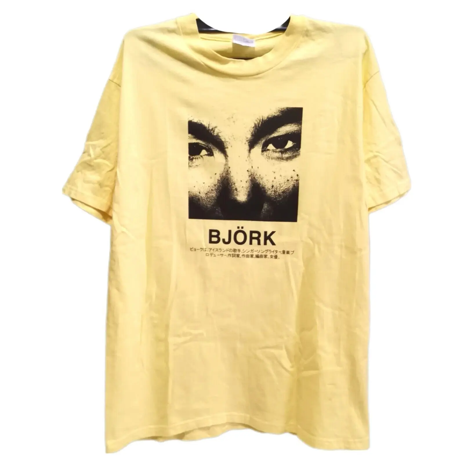 T-Shirt Vintage Bjork Y2K Rivista Giapponese Promo Maniche Lunghe O Corte