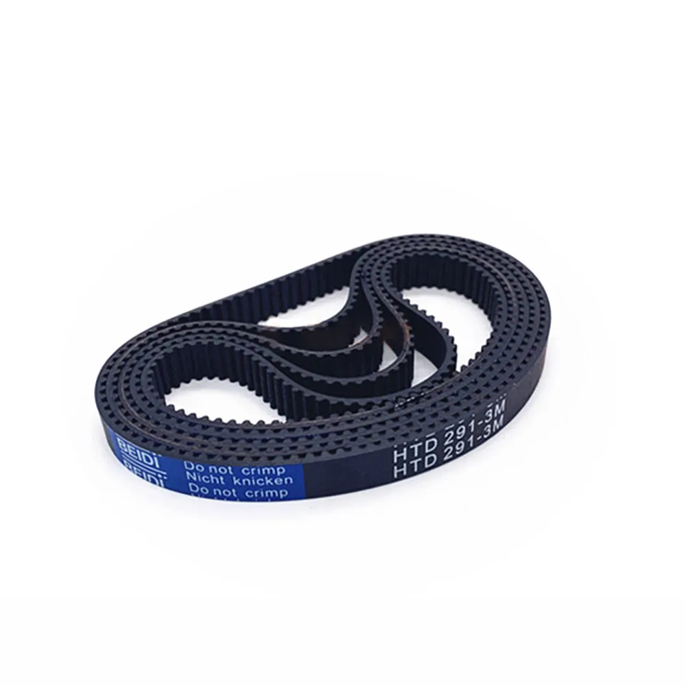 Width 6 10 15 20mm HTD 3M Rubber Arc Tooth Timing Belt Pitch Length 204 207 210 213 216 219 222 225 228 231 234mm Drive Belts
