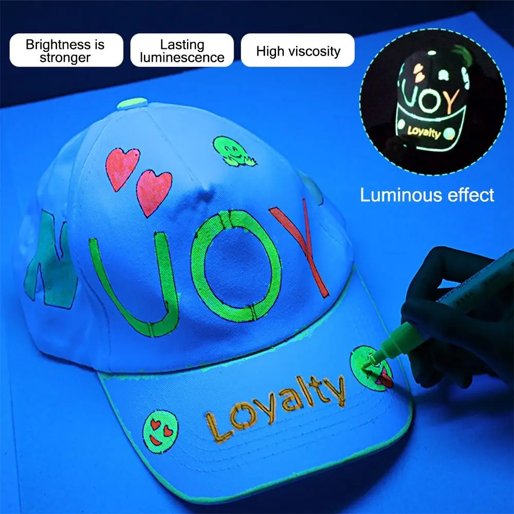 Marker Pen Luminous Hand Painting DIY Glowing in the Dark Creative Student Personalized Graffiti marker pen magic pen magic light pen