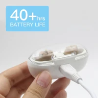 Mini Rechargeable Hearing Aid Type-c Charging with Charging Compartment for Long-lasting Battery Life Adjustable Sound Amplifier - Image 5
