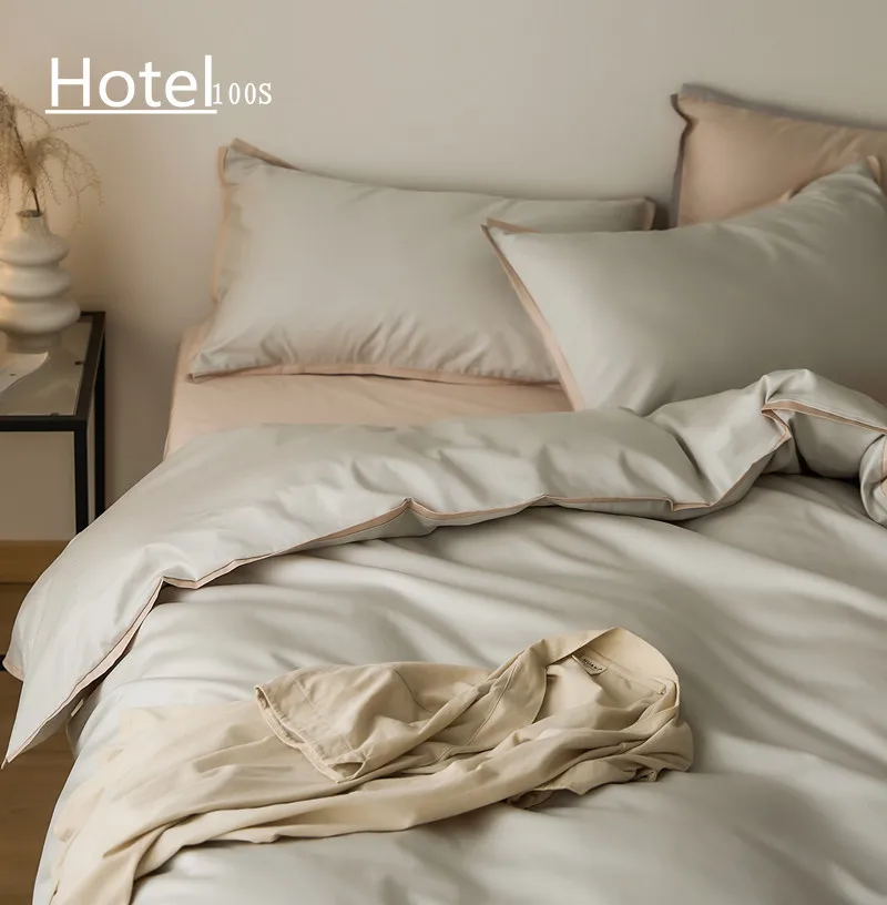 

Пододеяльник двусторонний из чистого хлопка, 4 предмета, 100 нитей